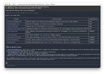 Claude Code in 1 Tag: CLAUDE.md aus MDC Regeln anreichern: Erfahrungsbericht Teil 3
